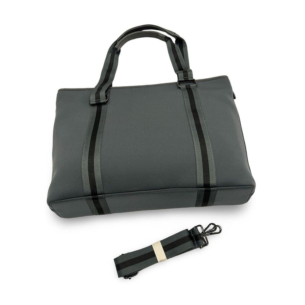 My Best Friend is a Bag BFB Leigh 13” Tote Crossbody Gray Neoprene